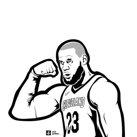 LeBron James Illustration #basketball #nba #posterizes @kingjames ...