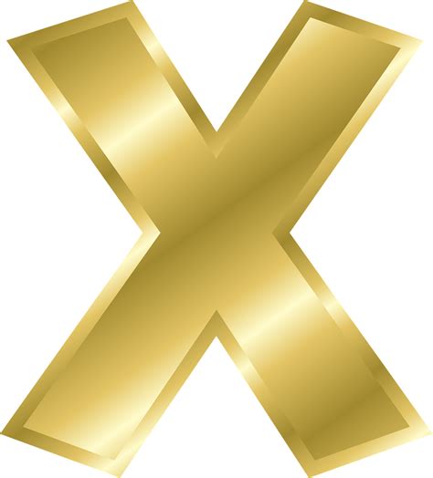 Letter X Graphic