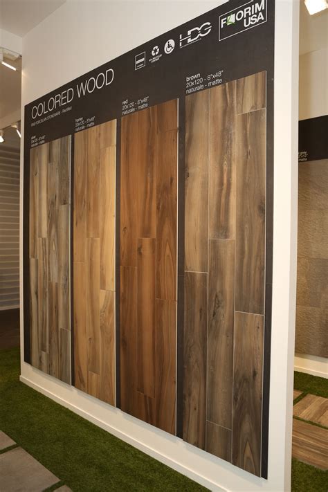 Wood Flooring Showroom Display Wall