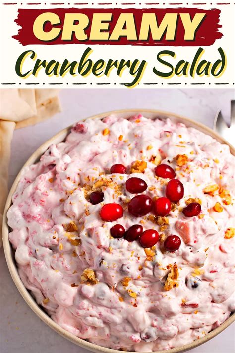 Creamy Cranberry Salad - Insanely Good