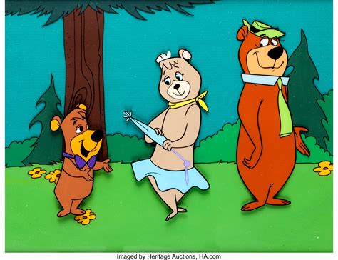 Hey There, It's Yogi Bear Yogi, Boo Boo, and Cindy Bear Publicity | Lot ...