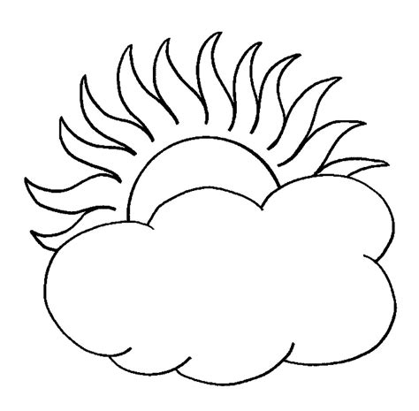 Cloud Coloring Printables - ClipArt Best