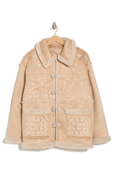 MOTHER Toasty Faux Fur Trim Jacket | Nordstromrack | Trim jacket ...
