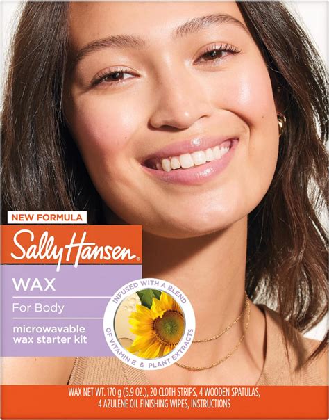 Amazon.com : Sally Hansen Wax Kit Wax For Body 5.9 oz (Pack of 1 ...