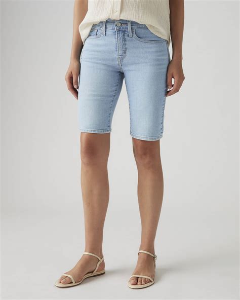 Shaping Bermuda Shorts - Blue | Levi's® HU