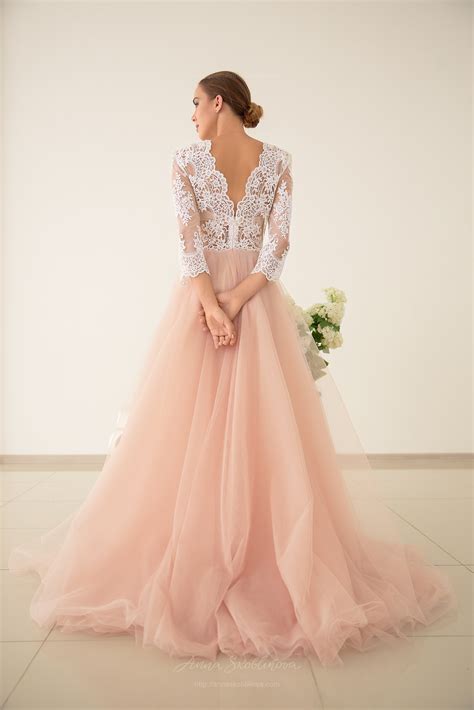 Pink Wedding Dresses With Color