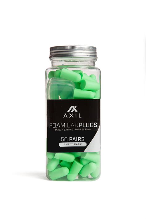 Foam Ear Plugs - 50 Pair Party Pack – AXIL
