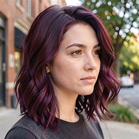 Red Violet Hair Color Ideas