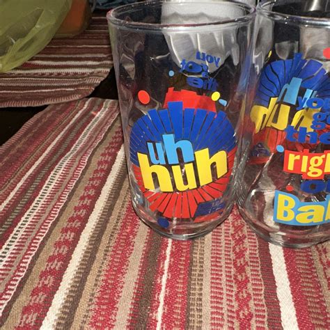Diet Pepsi "You Got the Right One Baby Uh Huh" Drinking Glasses Vintage ...