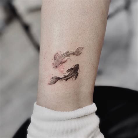 Simple Koi Fish Tattoo