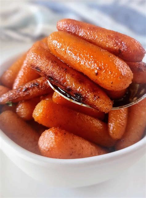 Brown Sugar Glazed Carrots - Flavored Apron