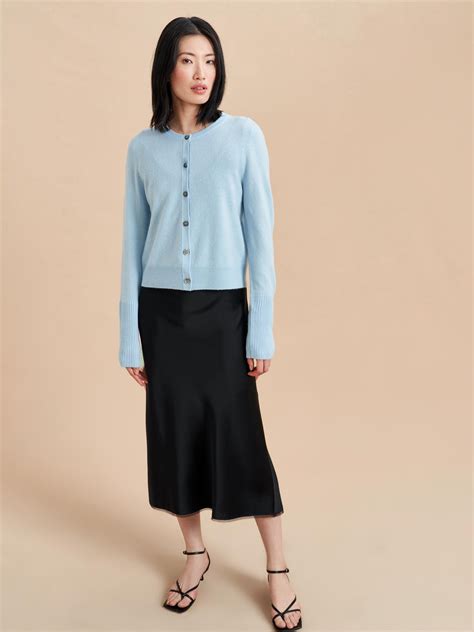 Solid Lean Lines Cardigan | La Ligne NYC