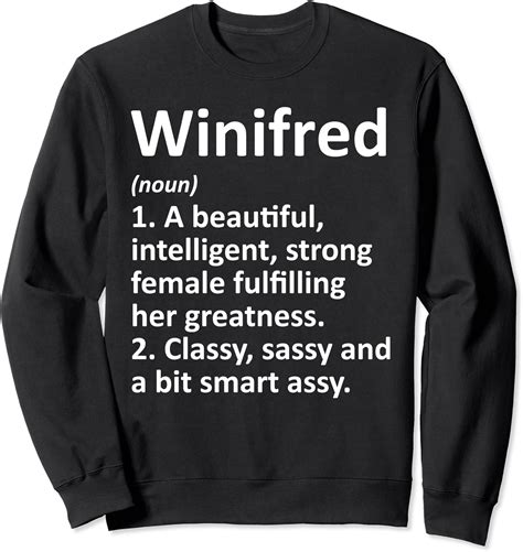 Amazon.com: WINIFRED Definition Personalized Name Funny Christmas Gift ...