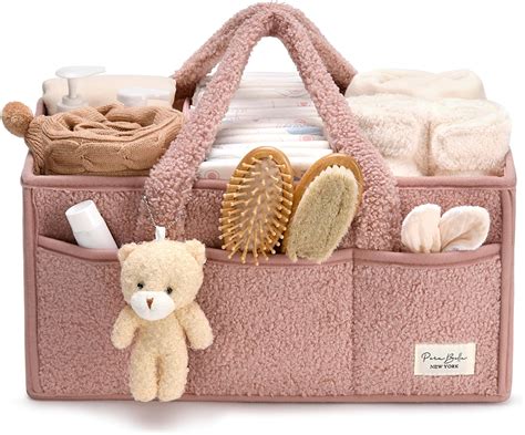 Amazon.com: PeraBella Baby Diaper Caddy Organizer for Changing Table ...