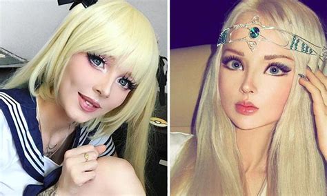 Human Barbie Before