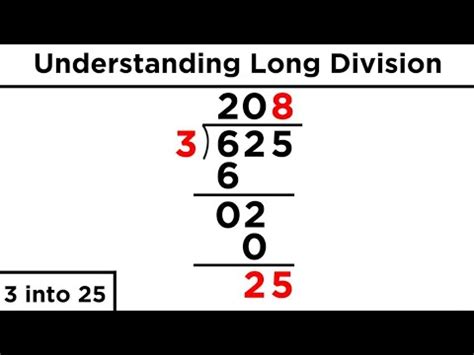Division of Large Numbers: Long Division - YouTube