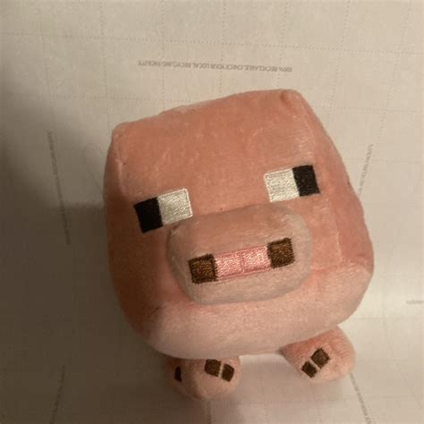 Super small minecraft pig plush!! #minecraft #toy... - Depop