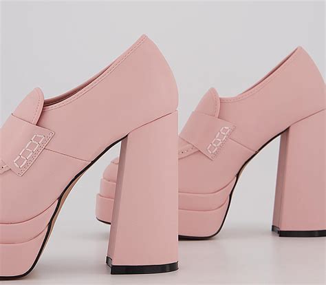 Raid Fancy Platform Loafers Pink - Women's Loafers