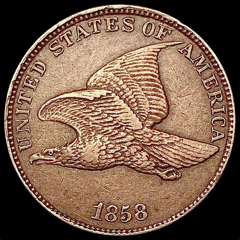 1858 Flying Eagle Cent CLOSELY UNCIRCULATED