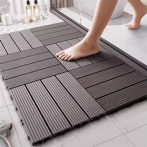Amazon.com: ZERVA Outdoor Patio Floor Mat, 4 6 8 10 Tiles Patchwork ...