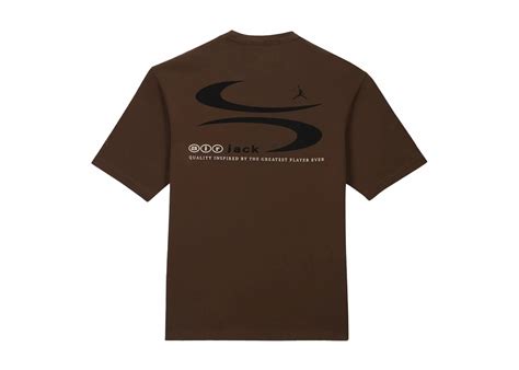 Jordan x Travis Scott T-shirt Brown - DZ5510-274 | Sneaker Baker