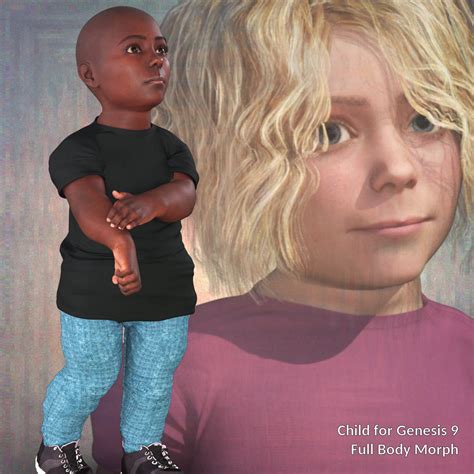 Child Morph for Genesis 9 - Daz Content by Luna_s20