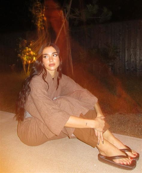 Dua Lipa's Feet