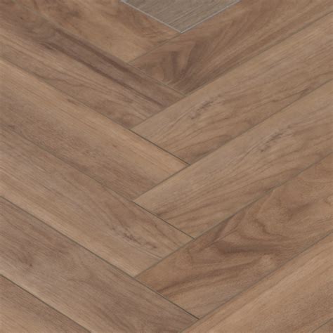 Arundel Walnut Herringbone Flooring | 100% Waterproof