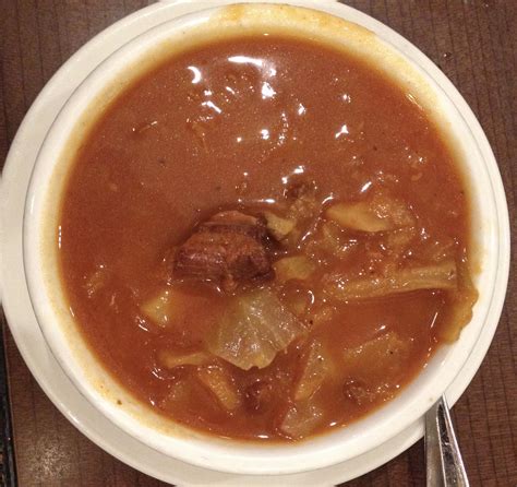 Sweet And Sour Cabbage Soup