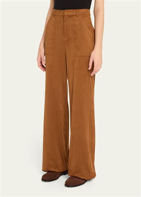 Ramy Brook Edwina Faux Suede Pants - Bergdorf Goodman