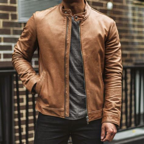 Men's Tan leather Jacket? : r/BuyItForLife