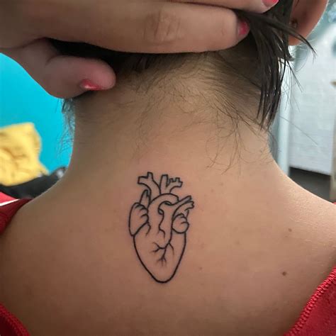 Human Heart Tattoo Outline