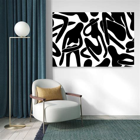 Abstract nude art women Painting Line Art Modern wall art print ...