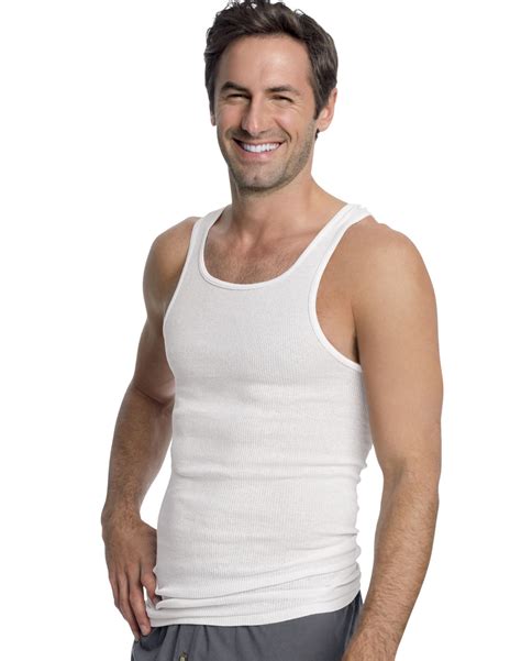 Hanes Mens White A-Shirt 3-Pack - Apparel Direct Distributor
