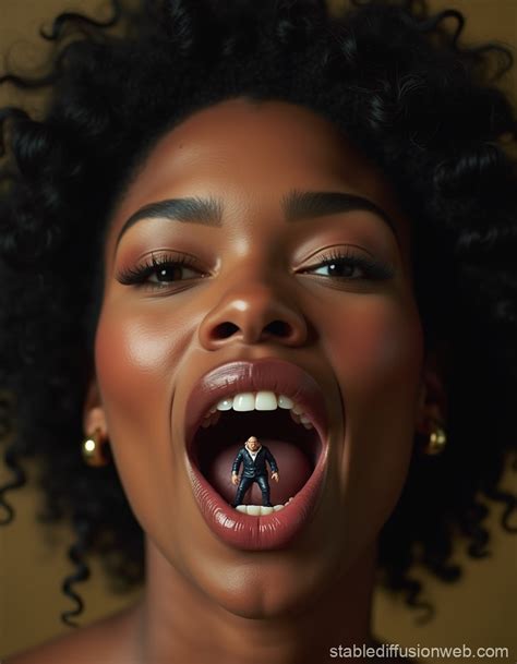 African-American Giantess with Vore Scene | Stable Diffusion Online