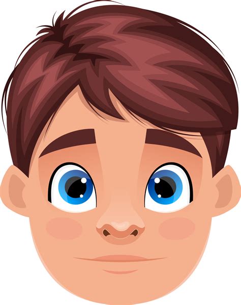 Young Boy Face Clipart