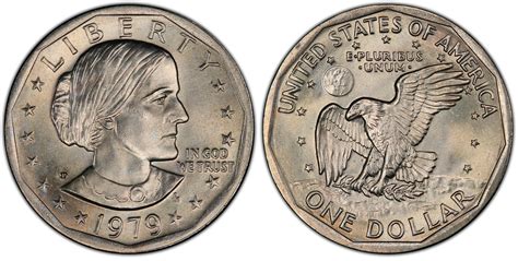 1979-P SBA$1 Wide Rim (Regular Strike) Susan B. Anthony Dollar - PCGS ...