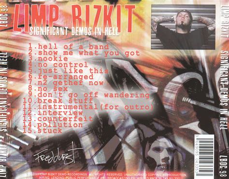 Limp Bizkit - Significant Demos In Hell [BOOTLEG] - 2001 : Limp Bizkit ...