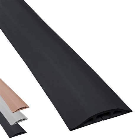Low Profile Rubber Duct Floor Wire Cable Cord Cover Protector - Color ...