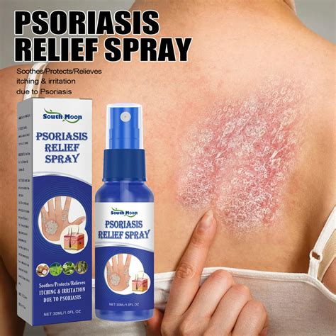 South Moon Psoriasis Relief Spray Skin Psoriasis Spray Natural Herb Eczema Treatment Spray ...