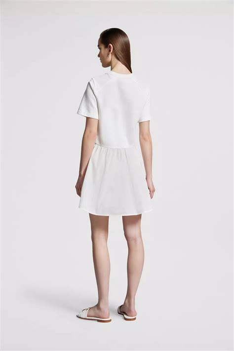 White Fit & Flare Mini Dress - Dresses for Women | Moncler US