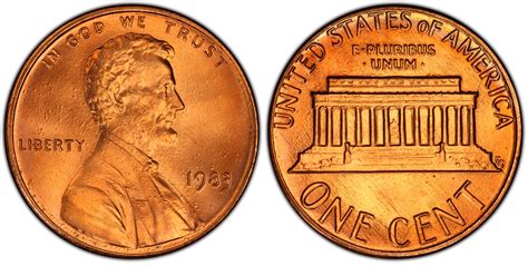 1983 1C, RD (Regular Strike) Lincoln Cent (Modern) - PCGS CoinFacts