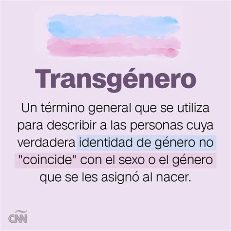 ¿Qué significa ser transgénero? Te explicamos este y otros términos