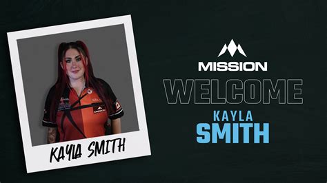 Team Mission Signs Kayla Smith | Mission Darts