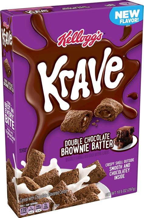 Amazon.com: Krave Cold Breakfast Cereal, Chocolate Cereal, Kids Snacks ...