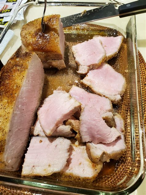 First time making Half pork loin, oven roast at 400° for 40 minutes ...