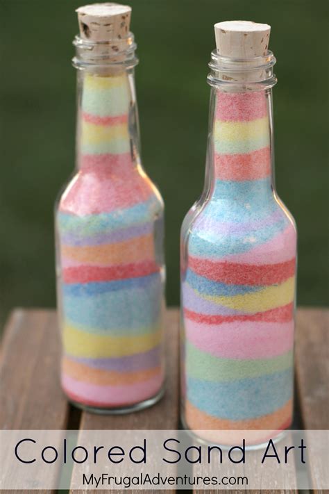 Colored Sand Art Bottle Sand Art DIY Colorful Sand Art Made With