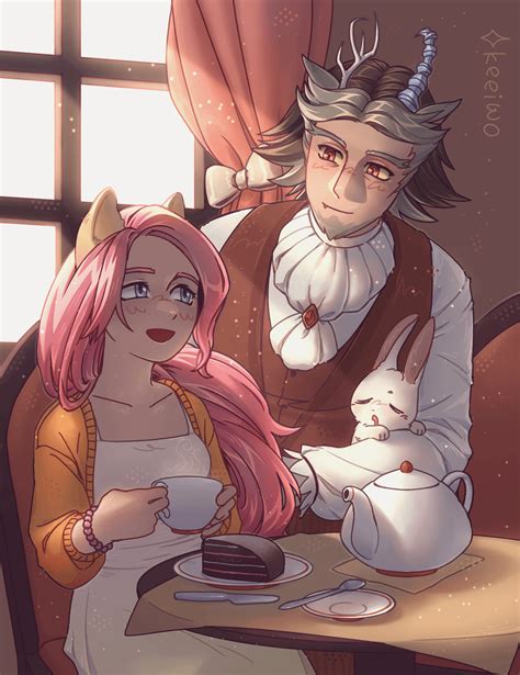 Fluttershy And Discord #mlp #fluttercord #fluttershy #discord