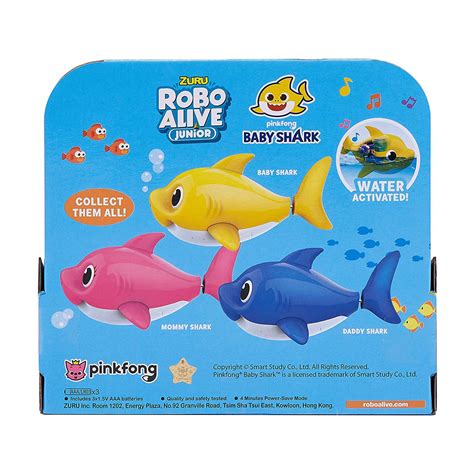 Baby Shark Robo Alive Sing Swim Mommy Shark Robotic Bath Toy Pink Zuru ...