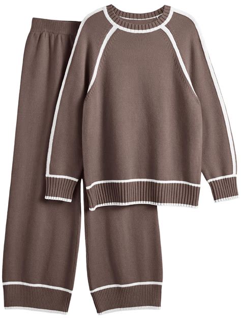 LILLUSORY 2 Piece Knit Lounge Set Womens Matching Sweater Sets | Trendy ...